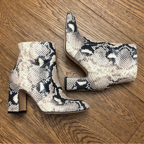 STUART WEITZMAN SNAKE BLOCK BOOTIE - Picture 3 of 11
